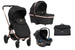 Комбинирана детска количка 3 в 1 KikkaBoo - Vicenza Premium, Beige