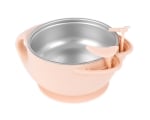 Купа с резервоар от неръждаема стомана KikkaBoo - Cat Pink, 400 ml