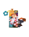 Текстилна книжка с чесалка Kikkaboo - Wild Animals