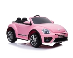 Акумулаторна кола Kikkaboo - Licensed Volkswagen Beetle, Pink