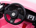 Акумулаторна кола Kikkaboo - Licensed Volkswagen Beetle, Pink