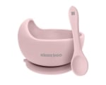 Силиконова купа с лъжица Kikkaboo - Yummy, Pink