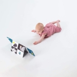 Образователна играчка Taf Toys - Двустранна книжка с огледало
