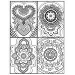 Книжка за оцветяване Eurekakids - Мандала