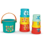 Игрален комплект Battat - Кофички за подреждане, 10бр