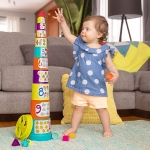 Игрален комплект Battat - Кофички за сортиране и подреждане