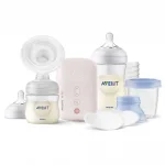 Комплект електрическа помпа Philips Avent - Natural Motion, с шишета, контейнери VIA и несесер