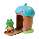 Игрален комплект Battat - Li′l Woodzeez, Фигурки с къщичка