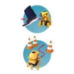 Комплект за експерименти Buki France - Роботът Тибо