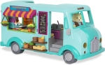 Комплект за игра Battat - Li′l Woodzeez, Камион за бързо хранене