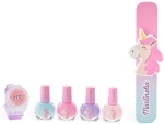 Комплект за маникюр Martinelia - Еднорог, С часовник, 6 части