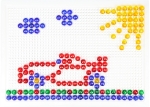 Комплект за мозайка Lena - Прозрачен, 260 части