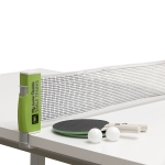 Комплект за тенис на маса Eurekakids - Хилки, топки и мрежа