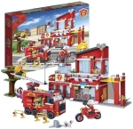 Конструктор BanBao - Пожарно управление, 828 части