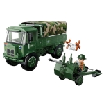 Конструктор Qman - Евакуационен екип, Смелият войник, 442 части