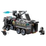 Конструктор Qman - MineCity, Полицейски камион с водно оръдие, 847 части