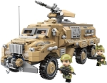Конструктор Qman - Тежка бронирана кола, 603 части