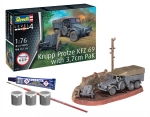 Сглобяем модел Revell - Камион Krupp Protze Kfz 69 with 3.7cm Pak