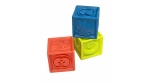 Детски комплект Battat - Меки кубчета с форми