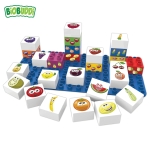 Конструктор BuoBuddi - Кубчета с плодове, 27 части