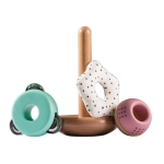 Бебешка играчка Hape - Кула за подреждане, 4 части