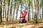 Акумулаторна кола за яздене ATV HONDA, червена