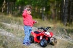 Акумулаторна кола за яздене ATV HONDA, червена