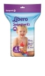 Бебешки пелени гащички за плуване Libero - Swimpants M, 6 броя