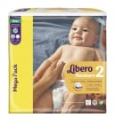 Бебешки пелени Libero - Newborn 2, 104 броя