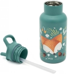 Бутилка от неръждаема стомана Sassi - Лисица, 500 ml