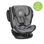 Столче за кола Lorelli - Aviator SPS IsoFix, 360°, Black & Light Grey