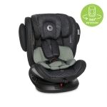 Столче за кола Lorelli - Aviator SPS IsoFix, 360°, Black & Light Grey