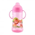 Спортна бутилка с дръжки и мек накрайник Lorelli - 330 ml, Розова