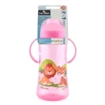 Спортна бутилка с дръжки и мек накрайник Lorelli - 330 ml, Розова