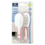 Гребен и четка Baby Care - Blush Pink