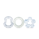 Комплект гризалки Lorelli - Iceberg, 3 броя, Green & Cameo