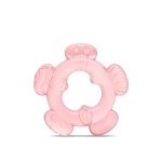 Силиконова гризалка Lorelli - Цвете, Shell Pink