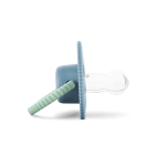 Силиконова залъгалка с капаче Lorelli - Baby Care, Circle, 0 m+, Blue