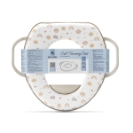 Седалка за тоалетна чиния с дръжки Lorelli - Planets, Beige