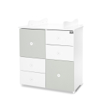 Шкаф Lorelli - 2 Box, Бял и Сив