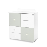 Шкаф Lorelli - 2 Box, Бял и Сив