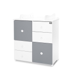 Шкаф Lorelli - 2 Box, Бял и Сив