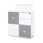 Шкаф Lorelli - 2 Box, Бял и Сив