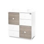 Шкаф Lorelli - 2 Box, Бял и Сив