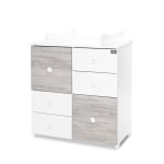 Шкаф Lorelli - 2 Box, Бял и Сив