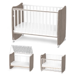 Бебешко легло Lorelli Premium - Stars, 60 x 120 сm, White & String