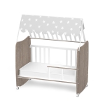 Бебешко легло Lorelli Premium - Stars, 60 x 120 сm, White & String