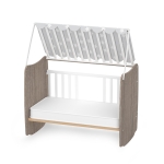 Бебешко легло Lorelli Premium - Stars, 60 x 120 сm, White & String