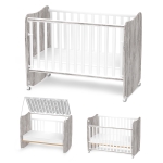 Бебешко легло Lorelli Premium - Stars, 60 x 120 сm, White & String