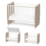 Бебешко легло Lorelli Premium - Stars, 60 x 120 сm, White & String